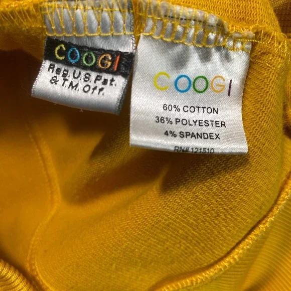 Coogi Couture Womens Military Patch Zip Up Hoodie Yellow Large C121510 - Picture 3 of 12